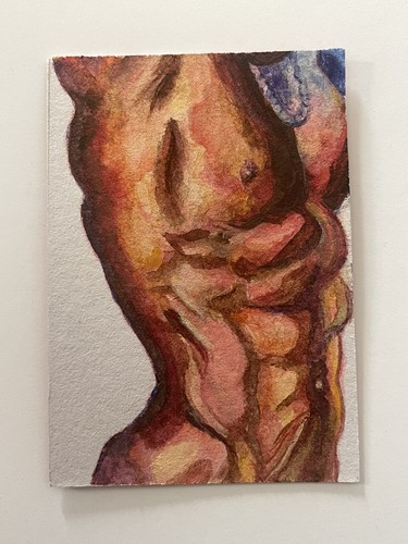 Aceo original art painting - aceo,