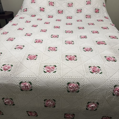 Beautiful vtg crochet - vtg,