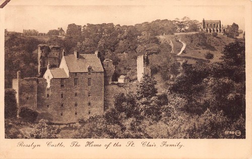 Roslyn castle from - roslyn,