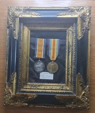 Ww1 War + Victory Medal In A
