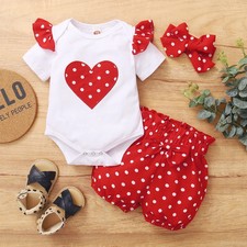 Baby Girls 3 Piece Polka Dot
