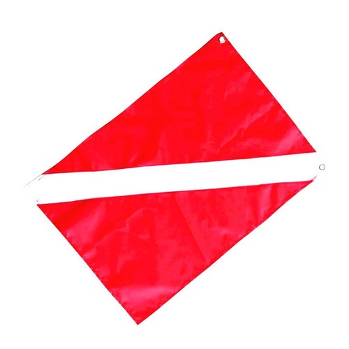Red white scuba dive diving - white,