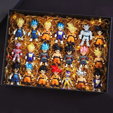21Pcs Super Saiyan Goku Anime Figure Set Gohan, Vegeta, Broly, Piccolo, Buu Toy