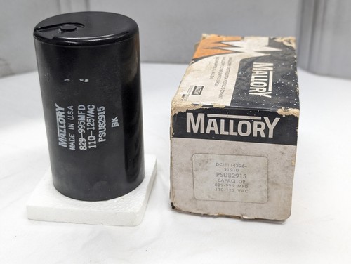 Mallory psu82915 capacitor - mallory,