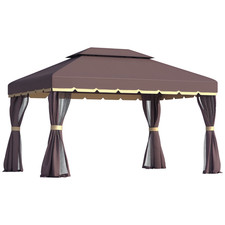 Outsunny 3x4m 2-Tier Gazebo