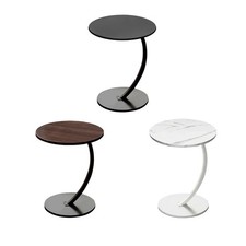 C-Shaped Sofa Side End Table