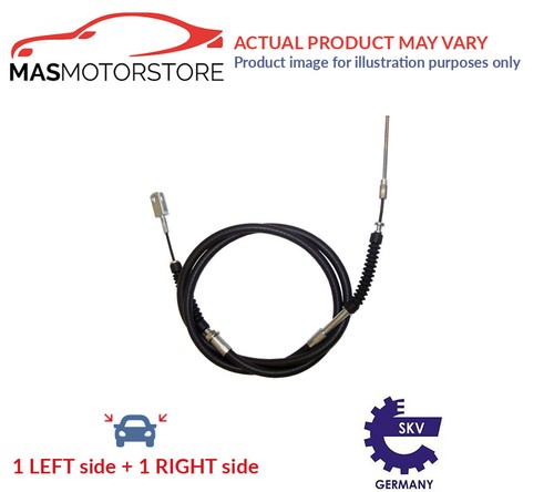 Handbrake cable pair rear - handbrake,
