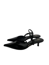 BNWT ZARA Black Gloss Pointed