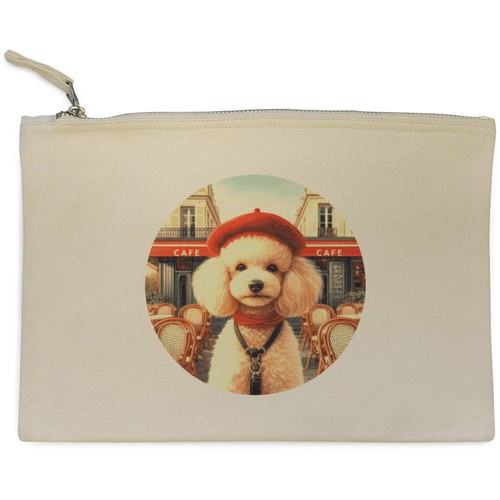 Chic french poodle canvas - poodle',