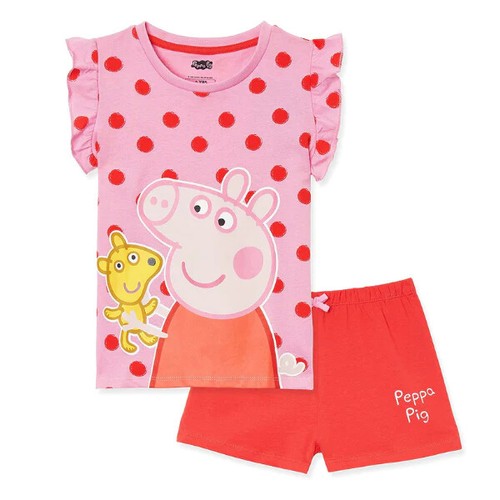 Peppa pig girls pink spotty - peppa,