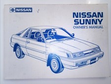 Vintage Nissan Sunny Owners Manual