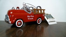 VINTAGE FIRE TRUCK PEDAL CAR