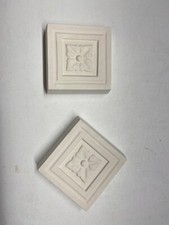  B4 Decorative Architrave corner block, (1 Pair of blocks)