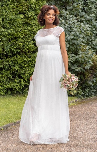 Tiffany rose wedding dress - rose,