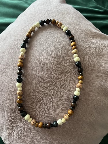 Wooden bead unisex chunky - unisex,