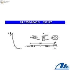BRAKE HOSE 24.1253-0040.3 FOR