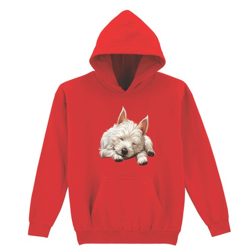 Sleeping westie dog puppy - westie,