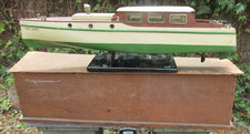 1930 Bassett Lowke 'Lady Janet' (not Margaret Rose) electric 60cm boat box