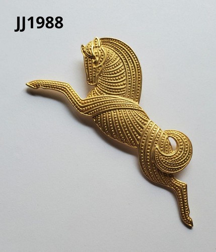 Vintage 1988 horse gold - jj,