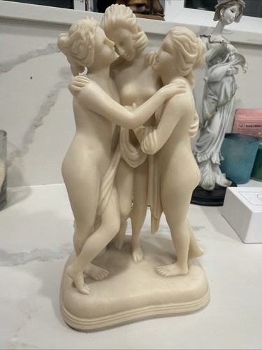 Vintage three graces sculpture - three,