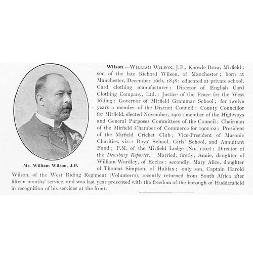 William wilson knowle - of,