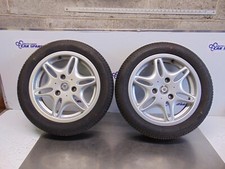 Smart Fortwo Alloy wheels tyres Pair  W450 02-07 Front 0006953V001 3x112.5 15"