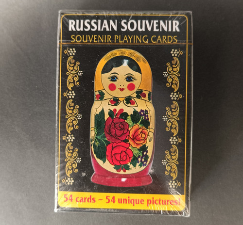Russian souvenir playing - 54,