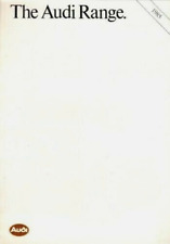 Audi Range 1984-1985 UK Market Sales Brochure 80 90 Coupe 100 200 Quattro