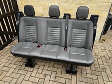 2nd Row Leather seats for a 2022 Transit Custom limited crew cab