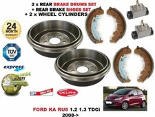 REAR BRAKE DRUMS + SHOES +