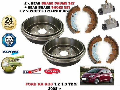 Rear brake drums shoes - rear,