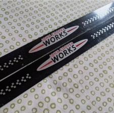 GSP MINI Cooper JCW Side Skirt Door Sill Entry Strip Covers x 2 R56 51477406651