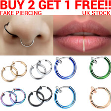 Fake Nose Ring Septum Piercing