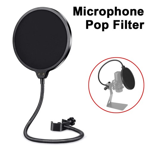 Black dual layer microphone - layer,
