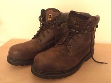 Cat Steel Toe Cap Work Boots, Size 11