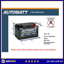 Battery fits AUDI A3 TT Q3