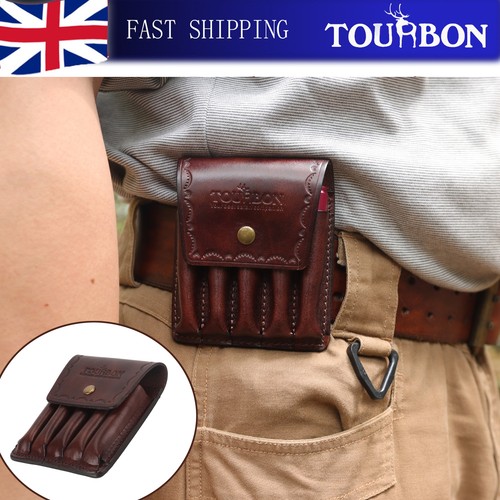 Tourbon leather rifle bullets - leather,