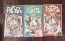 Fawlty Towers VHS Videos X3 -