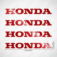 4 HONDA Stickers 10 cm Glossy
