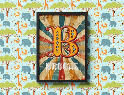 Children personalised circus - children's,