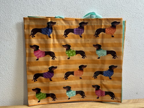 Multicoloured sausage dog - multicoloured, /