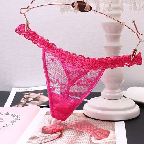 Personalized lace thong - lace, with