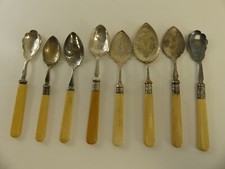 (ref288AF15) 8 Antique silver