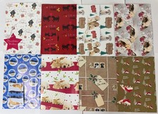Labrador Dog Christmas Gift wrap 2 sheets & tags 8 designs choose from