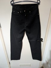 Men's Black Denim Straight
