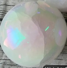 2,000g 120mm Very large Quartz Rainbow Crystal ball, with light stand