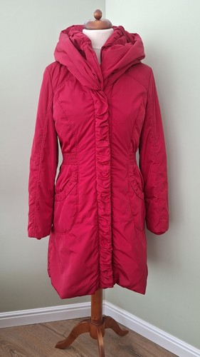 Monsoon red hooded down - red,