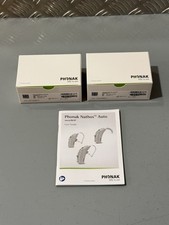 Pair Phonak Nathos Auto M Hearing Aid Chestnut - Brand New Hearing Aids Only