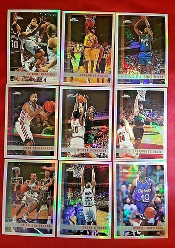 1997 topps chrome refractor - topps,