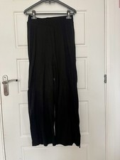 Zara Black Wide Leg Cotton